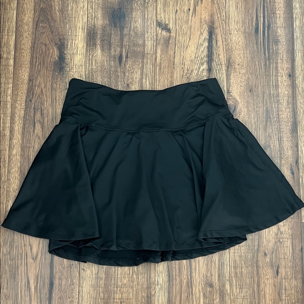 Black Flared Golf Skirt ( skort )